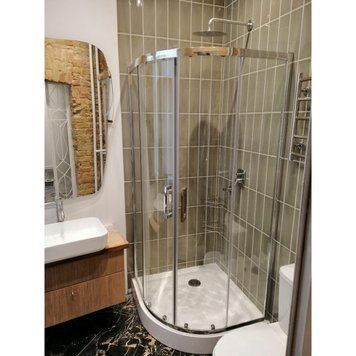 Душова кабіна VERONIS KN-3-100 100х100х195 прозоре скло без піддона ДКВ000043 фото
