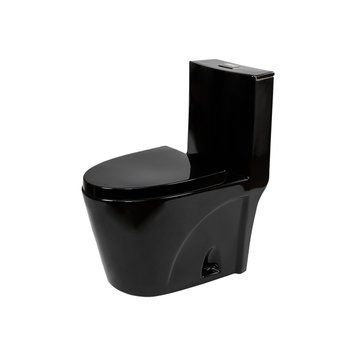 Унітаз моноблок INSANA Marvin 680*370*770 чорний А0054427 фото