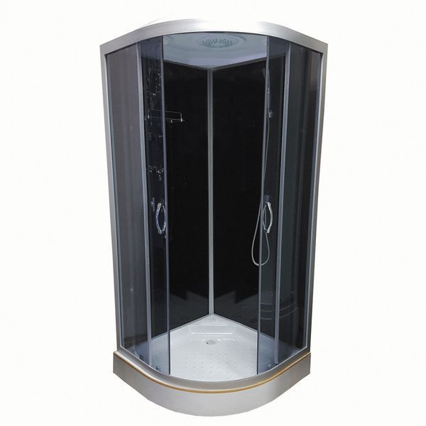 Душовий бокс Atlantis AKL 100P-T EKO GR 100х100х220 AT-AKL100PTECOGR фото