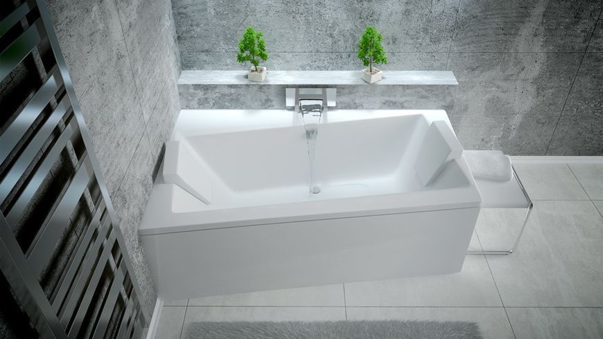 Ванна акрилова Besco INFINITY 170*110 ліва Польща (без панельок, ніжок, ручок) #WAI-170-NL фото