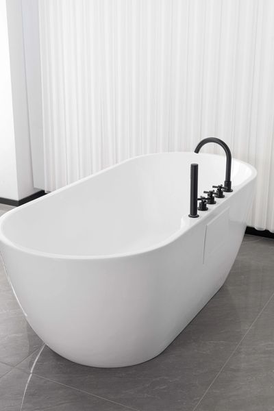 Отдельностоящая акриловая ванна AquaStream Lybra 160x75x58 Lybra160 фото