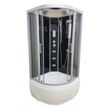 Душевой бокс Veronis BV-5-100 black 100х100х215 VE-BV5100BLACK фото