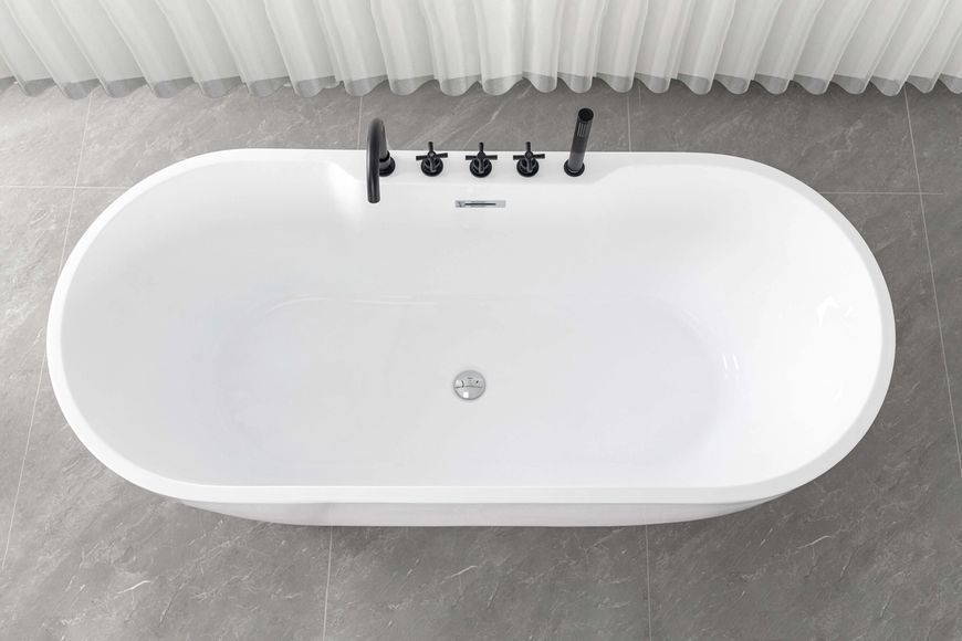 Отдельностоящая акриловая ванна AquaStream Lybra 170x75x58 Lybra170 фото