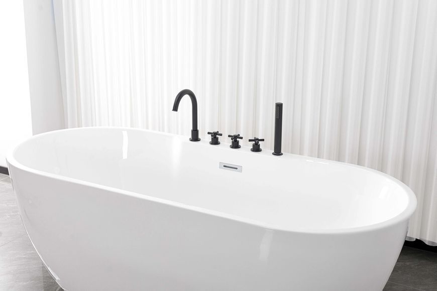 Отдельностоящая акриловая ванна AquaStream Lybra 170x75x58 Lybra170 фото