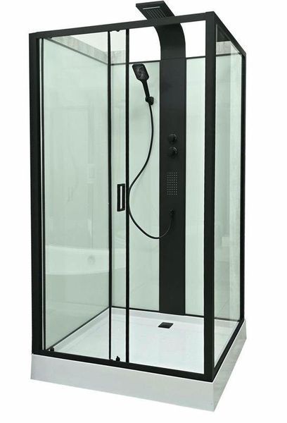 Душовий бокс Veronis BN-11-120 Black 120х90х235 VE-BN11120BLACK фото