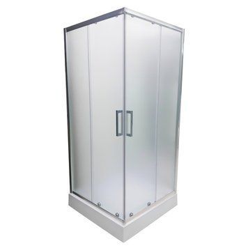 Душевая кабина Veronis KNS-100 XL матовое стекло 100х100х180 без поддона VE-KNS100XLNOPOD фото
