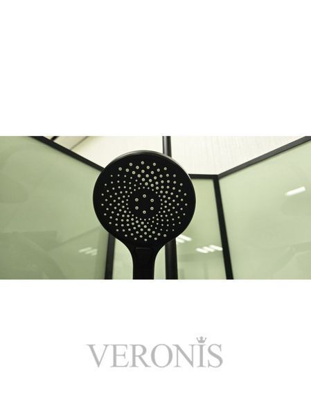 Гідромасажний душовий бокс Veronis BN-10-90 Black 90х90х225 VE-BN1090BLACK фото