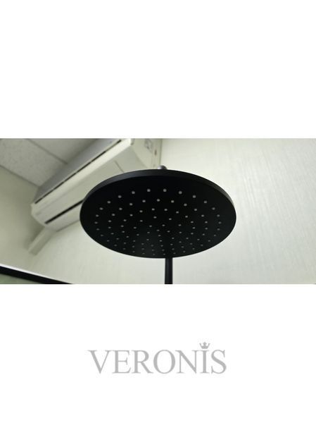 Гідромасажний душовий бокс Veronis BN-10-90 Black 90х90х225 VE-BN1090BLACK фото