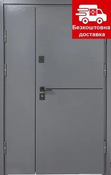 Вхідні двері 1200 Redfort Метал-МДФ з молдінгом вулиця серія Премиум ДВР11439П фото