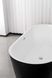 Отдельностоящая акриловая ванна AquaStream AZURE NERO 170x75x58 AZURENERO170 фото 6