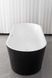 Отдельностоящая акриловая ванна AquaStream AZURE NERO 170x75x58 AZURENERO170 фото 5