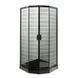 Душова кабіна INSANA Ida Black P 92/5 B LN 90х90х205 низький піддон А0048480 фото 1