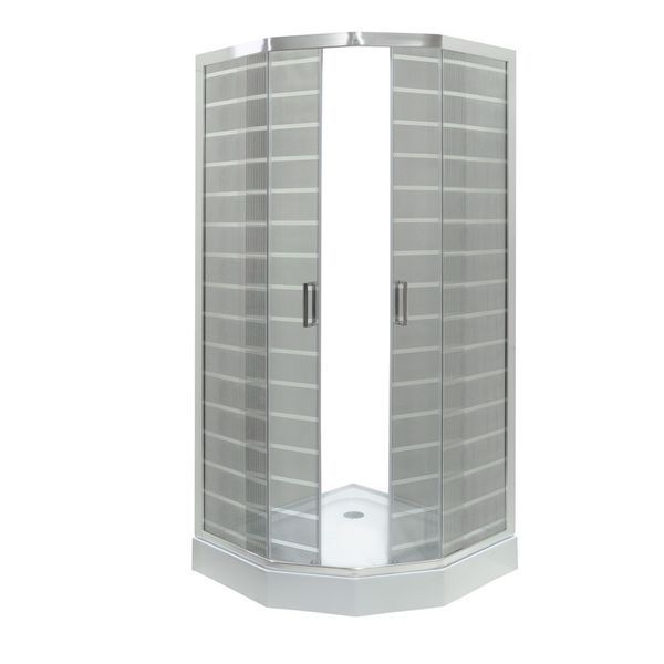 Душова кабіна INSANA Ida White P 92/5 W LN 90х90х205 низький піддон А0048481 фото