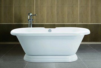 Отдельностоящая акриловая ванна на пьедестале AquaStream ATTICA 170x80x75 ATTICA170P фото