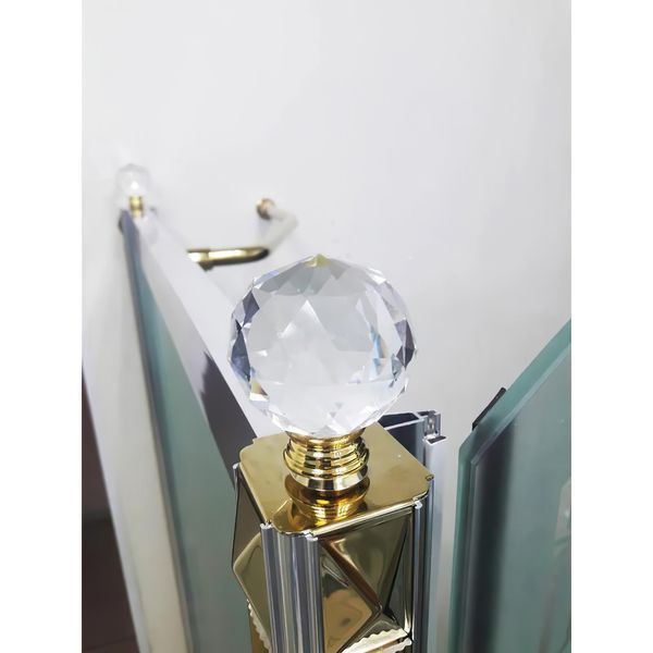 Душова кабіна Orans SR-1654 Combi Gold/Chrome 120х80 Right OR-SR1654COMBIR фото