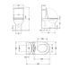 Унітаз-компакт Qtap Stork/Swan безобідковий з сідінням Soft-close QT15222178W SD00036225 фото 2