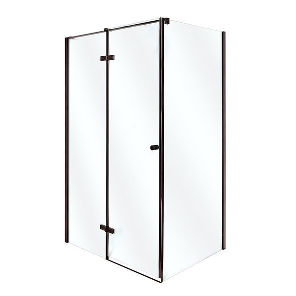 Душова кабіна INSANA Adriana Black 120х90х195 без піддона А0051344 фото