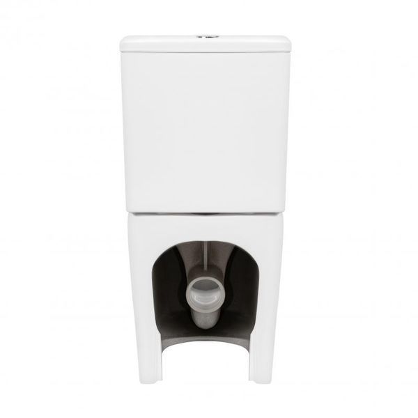Унітаз-компакт Qtap Scorpio безобідковий з сидінням Soft-close QT14226002W SD00042527 фото