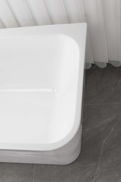 Окремостояча пристінна акрилова ванна AquaStream INDRIA 160x75x58 INDRIA160 фото