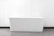 Окремостояча пристінна акрилова ванна AquaStream INDRIA 170x75x58 INDRIA170 фото 2