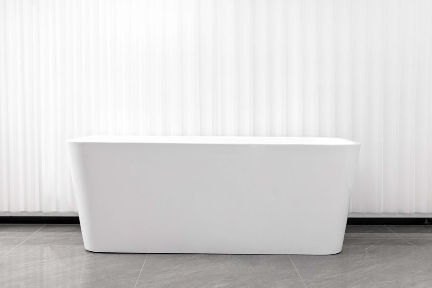 Окремостояча пристінна акрилова ванна AquaStream INDRIA 170x75x58 INDRIA170 фото
