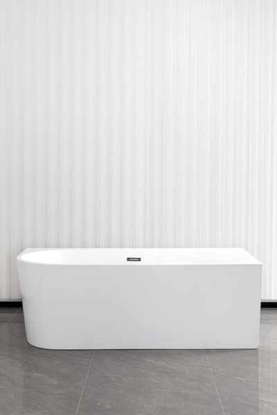 Отдельностоящая ассиметричная акриловая ванна AquaStream NEREA 170x75x58 правая NEREA170R фото
