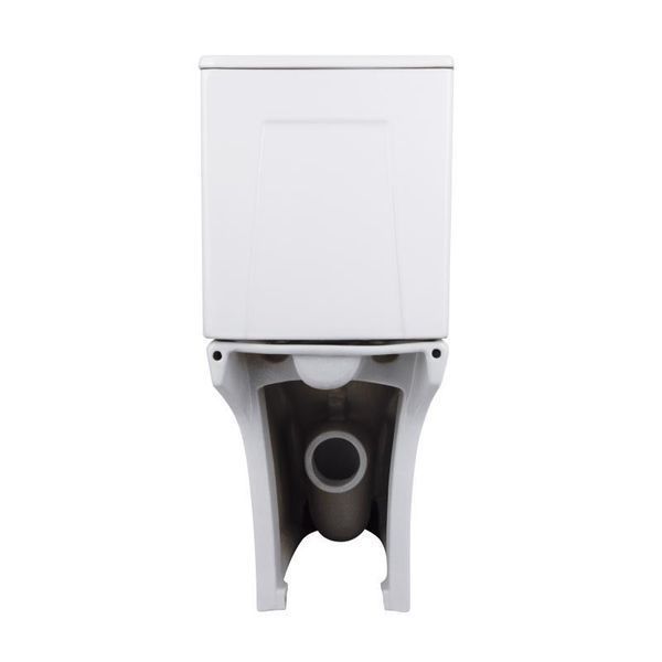 Унітаз-компакт Qtap Presto безобідковий з сідінням Soft-close QT24221217AW SD00045982 фото