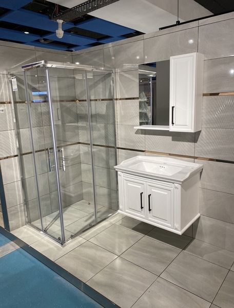 Душевая кабина Aquanil UNIMAR 90х110х190 прозрачное стекло профиль хром UNIMAR90х110 фото