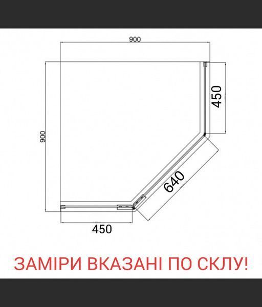 Душевая кабина ARTEX DM-88-09 профиль хром 90х90х185 без поддона AR-DM8809CHROME фото
