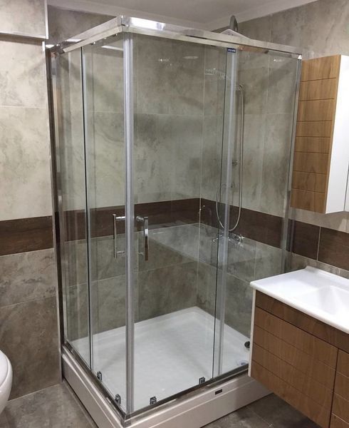 Душевая кабина Aquanil UNIMAR 75х110х190 прозрачное стекло профиль хром UNIMAR75х110 фото