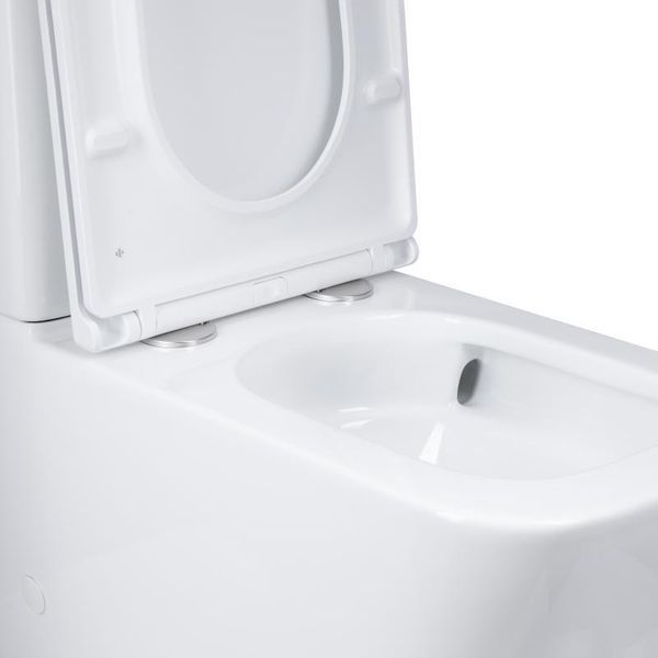 Унітаз підлоговий Qtap Tern Ultra Quiet безобідковий з сидінням Soft-Close QT17222175AUQ1W White SD00051948 фото