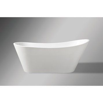 Ванна окремостояча акрилова INSANA MK 6607 Slim акрилова 170x75x60 А0059623 фото