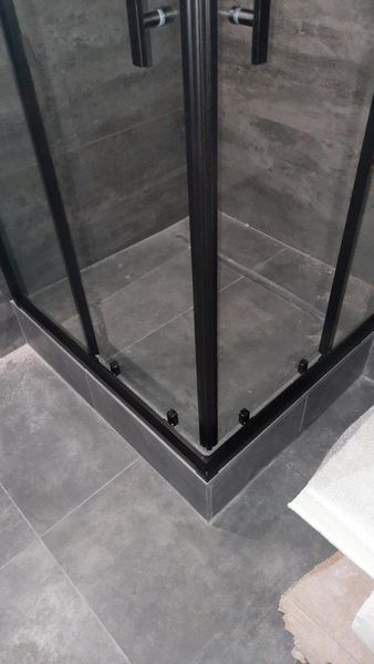 Душевая кабина Aquanil INDIANA 85х85х190 прозрачное стекло профиль черный INDIANA85BLACK фото