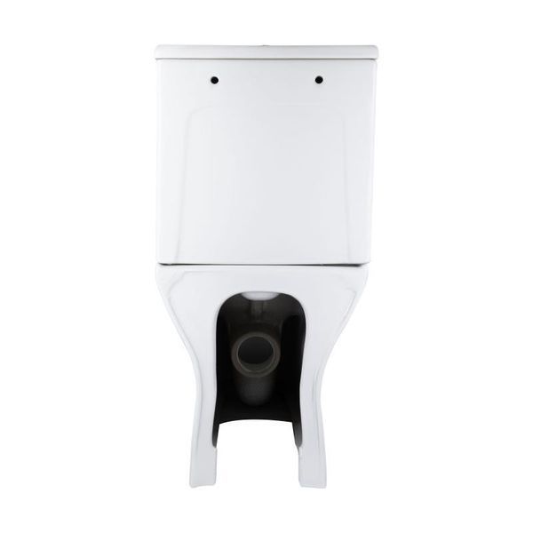 Унітаз підлоговий Qtap Aries Rimless безобідковий з сидінням Soft-close WHITE QT03228302W SD00052628 фото