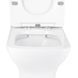 Унітаз підлоговий Qtap Aries Rimless безобідковий з сидінням Soft-close WHITE QT03228302W SD00052628 фото 5